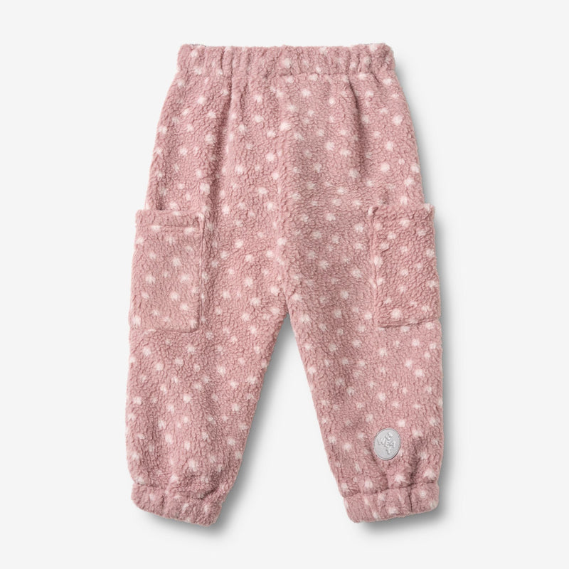 Wheat Outerwear Fleece Bukser Suun Trousers 9537 rosewood dots