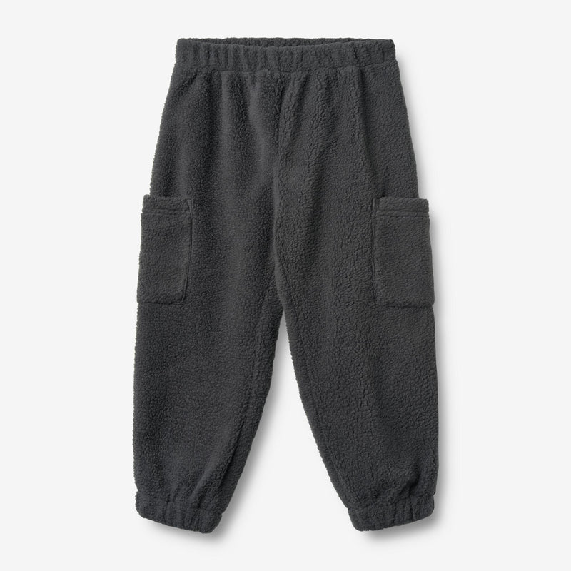 Wheat Outerwear Fleece Bukser Suun Trousers 9526 black sea