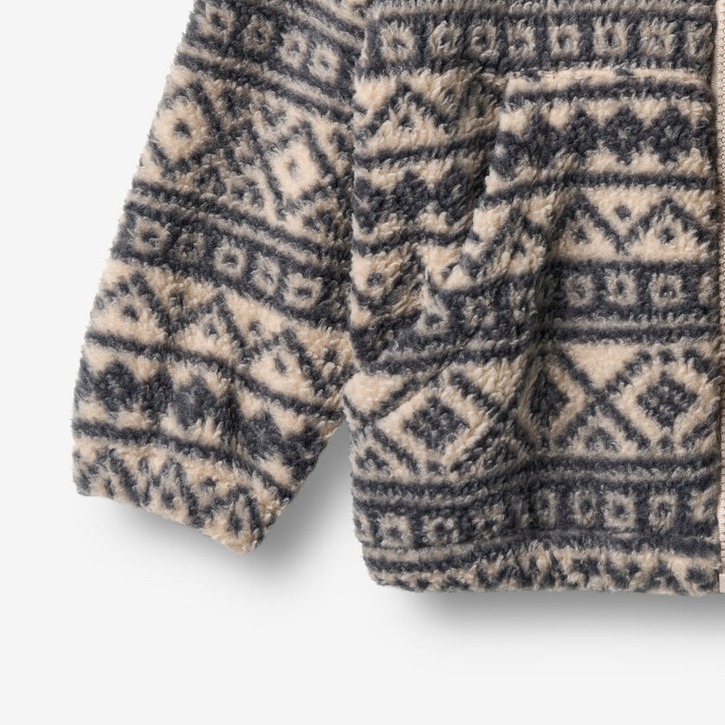 Wheat Outerwear Fleece Jakke Helge Jacket 9544 warm sand jaquard