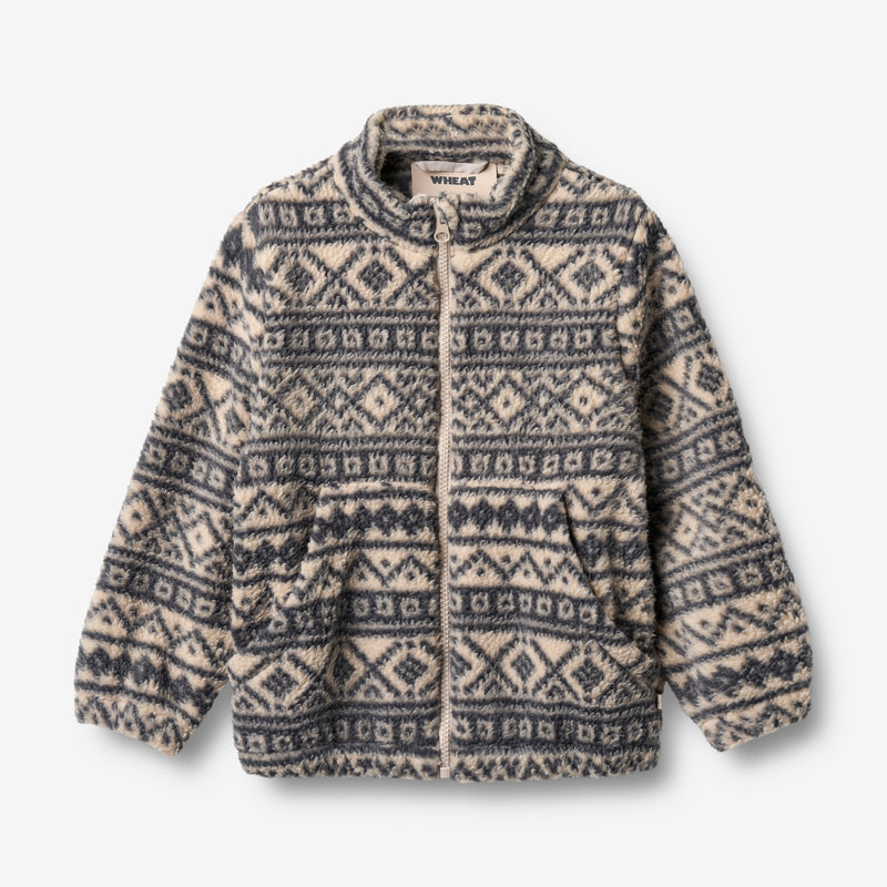 Wheat Outerwear Fleece Jakke Helge Jacket 9544 warm sand jaquard