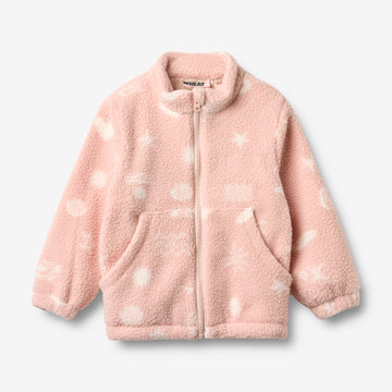 Wheat Outerwear Fleece Jakke Helge Sweatshirt 9593 cameo rose jacquard