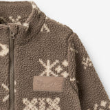 Wheat Outerwear Fleece Jakke Helge Sweatshirt 9679 dry wood jacquard
