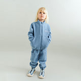 Wheat Outerwear Fleece Jakke Helge Sweatshirt 1260 faded denim