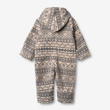 Wheat Outerwear Fleecedragt Allo Outdoor Suit 9544 warm sand jaquard