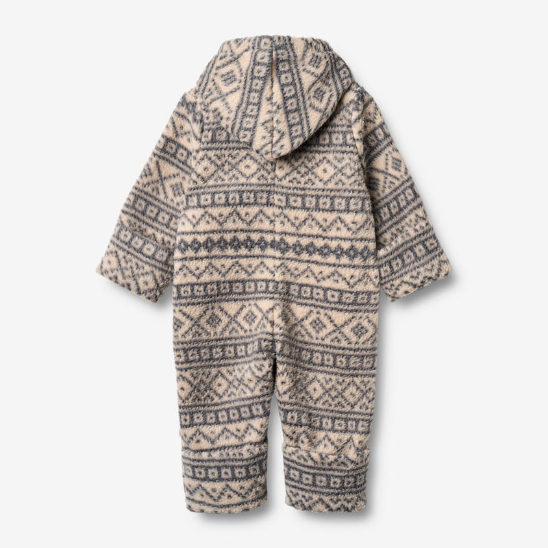 Wheat Outerwear Fleecedragt Allo Outdoor Suit 9544 warm sand jaquard