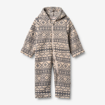Wheat Outerwear Fleecedragt Allo Outdoor Suit 9544 warm sand jaquard