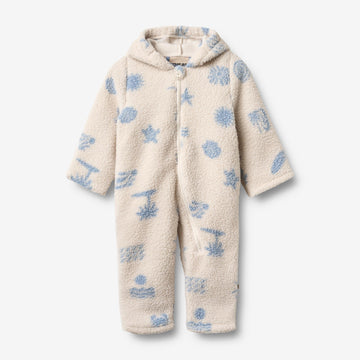 Wheat Outerwear Fleecedragt Allo Outdoor Suit 9613 white onyx jacquard