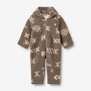 Wheat Outerwear Fleecedragt Allo Outdoor Suit 9679 dry wood jacquard