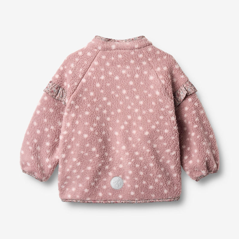 Wheat Outerwear Fleecejakke Ellena Jacket 9537 rosewood dots