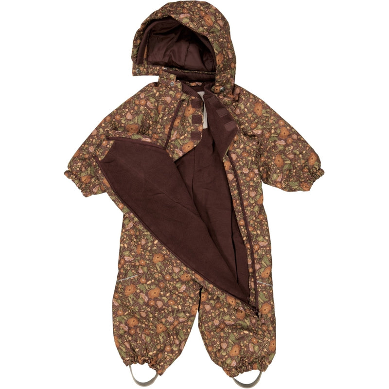 Wheat Outerwear Flyverdragt Adi Snowsuit 2753 maroon flowers