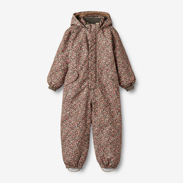 Wheat Outerwear Flyverdragt Miko Tech Snowsuit 1186 raven wild flowers