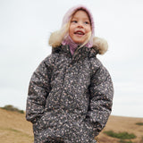 Wheat Outerwear Flyverdragt Moe Outdoor Suit 9528 black sea open flowers