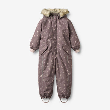 Wheat Outerwear Flyverdragt Moe Outdoor Suit 9675 plum truffle stars