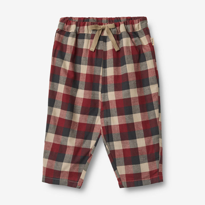 Wheat Main Foret Bukser Arne Trousers 9588 red blue check