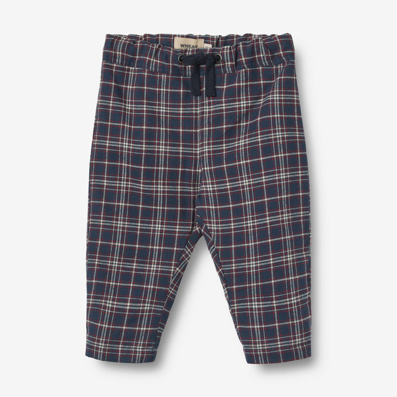 Wheat Main Foret Bukser Gustav Trousers 1437 navy check