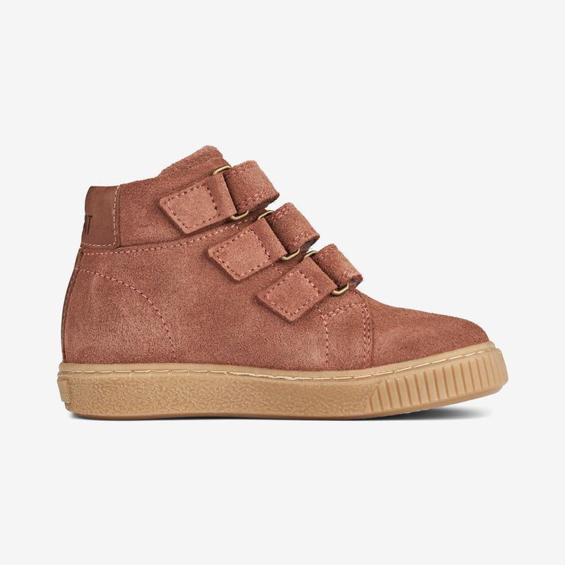 Wheat Footwear Gerd Velcro Støvle Sneakers 2163 dusty rouge 