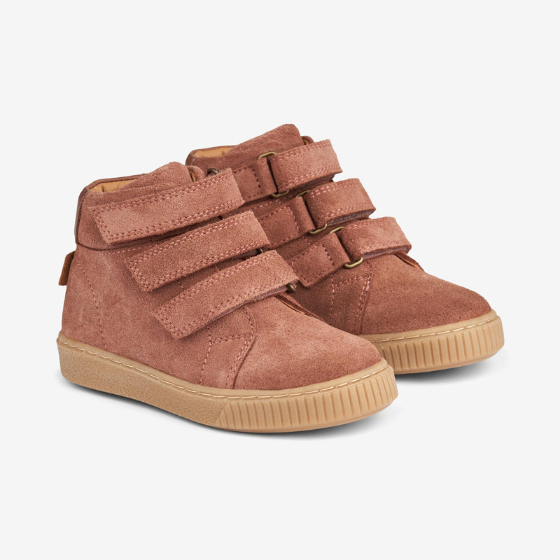 Wheat Footwear Gerd Velcro Støvle Sneakers 2163 dusty rouge 