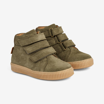 Wheat Footwear Gerd Velcro Støvle Sneakers 3531 dry pine