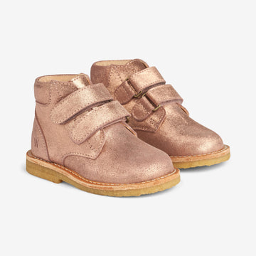 Wheat Footwear Glimmer Raden Velcro | Baby Prewalkers 2026 rose