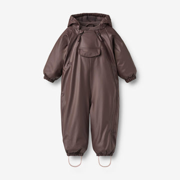 Wheat Outerwear Gummi Flyverdragt Evig Outdoor Suit 9620 chocolate plum