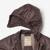 Wheat Outerwear Gummi Flyverdragt Ludo Outdoor Suit 9620 chocolate plum