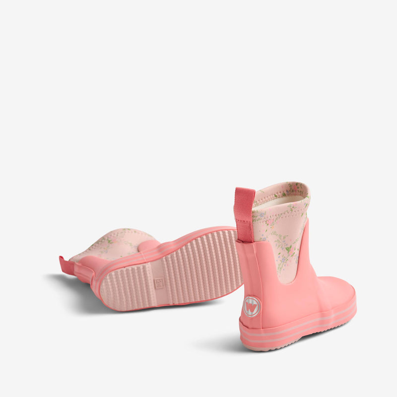 Wheat Footwear Gummistøvle Mist Rubber Boot 2115 rose checked flowers