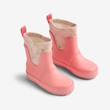 Wheat Footwear Gummistøvle Mist Rubber Boot 2115 rose checked flowers