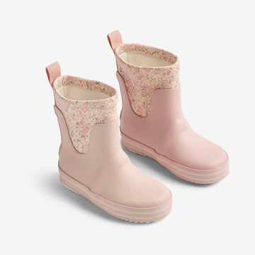 Wheat Footwear Gummistøvle Mist Rubber Boot 9427 ivory flower meadow