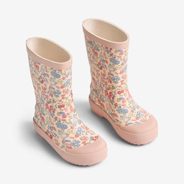 Wheat Footwear Gummistøvle Muddy Rubber Boot 9597 flowers and seashells