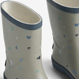 Wheat Footwear Gummistøvle Muddy Rubber Boot 9602 light flint letters