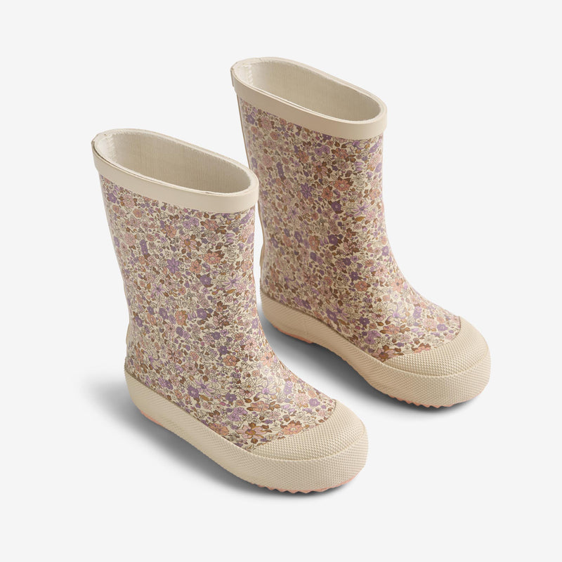 Wheat Footwear Gummistøvle Muddy Rubber Boot 9409 lilac flower meadow