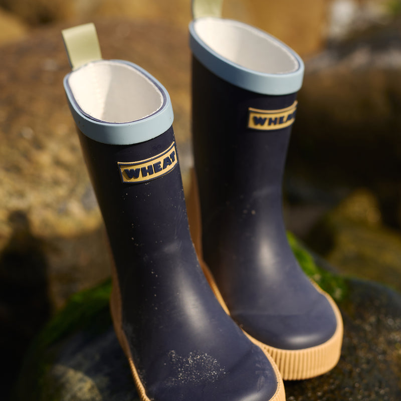 Wheat Footwear Gummistøvle Welly Rubber Boot 1432 navy