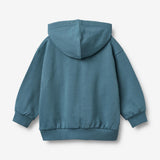 Wheat Main Hættetrøje Francis Sweatshirt 4342 blue teal