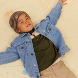 Wheat Main Half Zip Sweatshirt Matteo Sweatshirt 9690 thyme