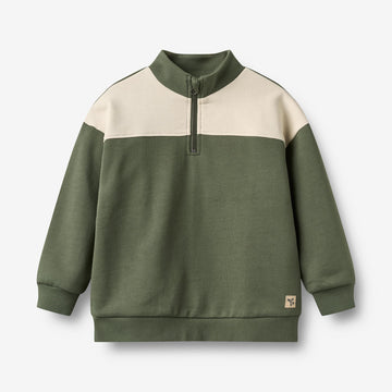 Wheat Main Half Zip Sweatshirt Matteo Sweatshirt 9690 thyme