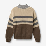 Wheat Main Half zip Jumper Simo Pullover 1138 dry wood