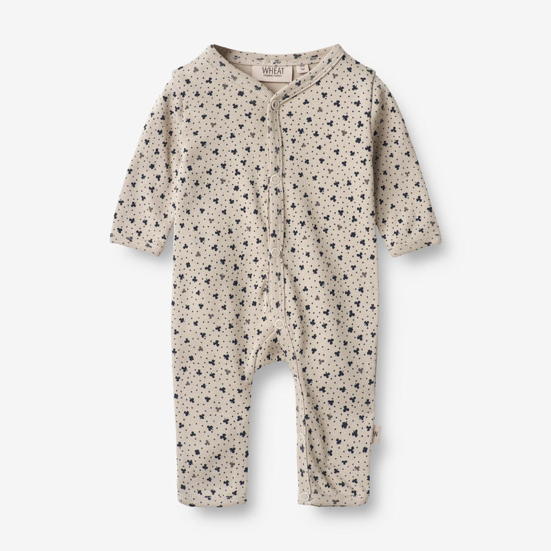 Wheat Main  Heldragt Dusty | Baby Jumpsuits 3241 soft beige clover