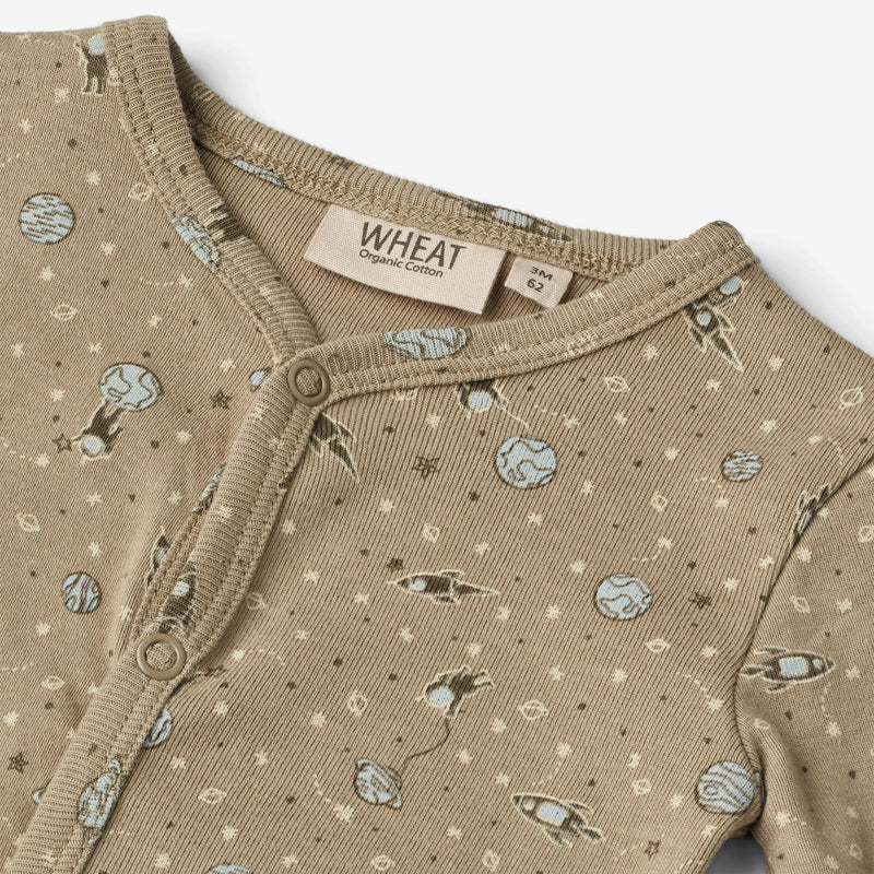 Wheat Main  Heldragt Dusty | Baby Jumpsuits 3240 beige stone space