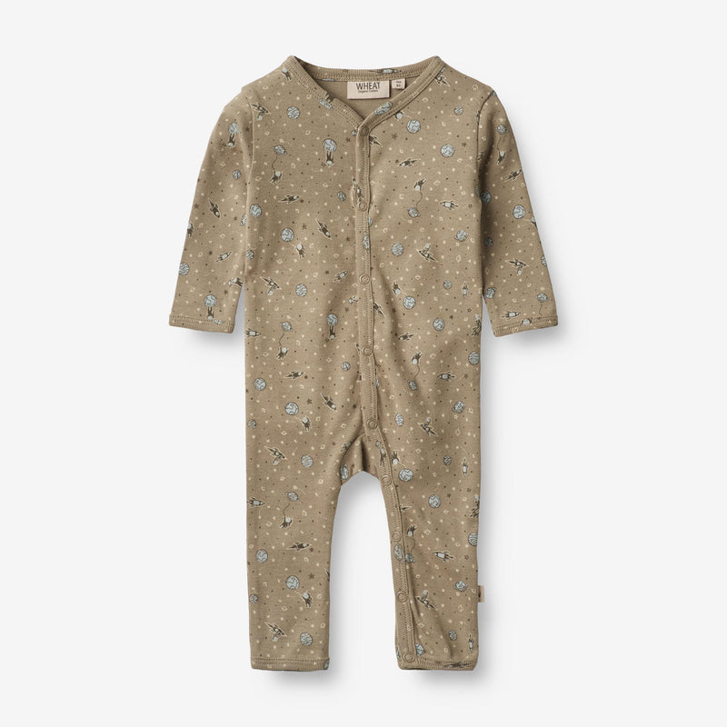 Wheat Main  Heldragt Dusty | Baby Jumpsuits 3240 beige stone space