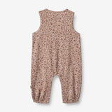 Wheat Main  Heldragt Joey | Baby Jumpsuits 0098 grey rose flowers