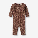 Wheat Main  Heldragt Kira | Baby Jumpsuits 2117 aubergine berries