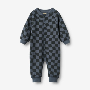 Wheat Main Heldragt Lilo Jumpsuit 1311 navy blue check