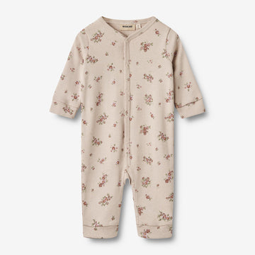 Wheat Main Heldragt Nikola | Baby Jumpsuits 1359 pale lilac flowers
