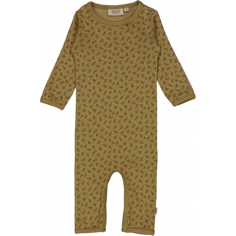 Wheat Main Heldragt Theis Jumpsuits 3205 khaki leaves