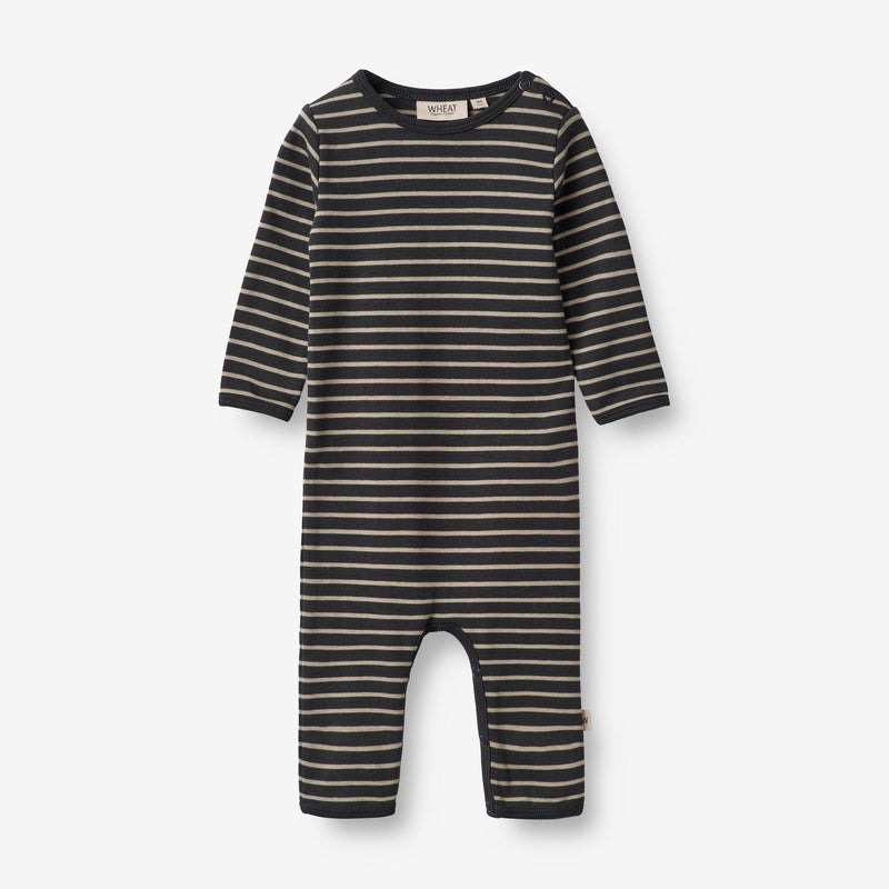 Wheat Main  Heldragt Theis | Baby Jumpsuits 1433 navy stripe