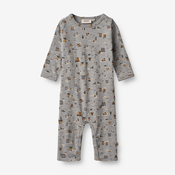 Wheat Main  Heldragt Theis | Baby Jumpsuits 1521 winter sky fishing