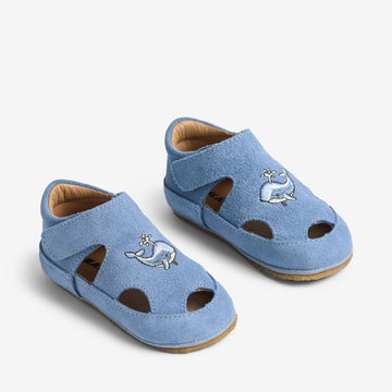 Wheat Footwear Indendørs Sandal Pax Indoor Shoes 1260 faded denim