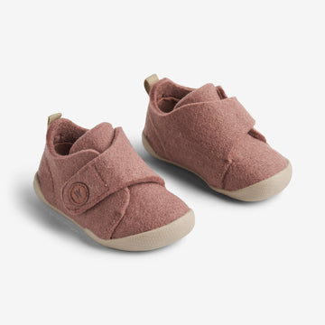 Wheat Footwear FILT HJEMMESKO Fleecy Indoor Shoes 2163 dusty rouge