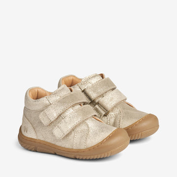 Wheat Footwear Glimmer Ivalo Dobbelt Velcro | Baby Prewalkers 0171 grey