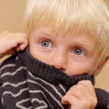 Wheat Main Jacquard-pullover Elias Pullover 0064 charcoal melange